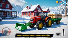 Captură de ecran Snow Tractor Farming Simulator apk 13