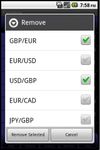 Screenshot 3 di Valuta Forex Tariffe apk