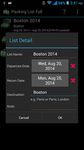 Packing List Screenshot APK 2