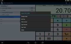 Office Calculator Pro captura de pantalla apk 1