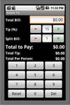 Captura de tela do apk Simple Tip Calculator 1