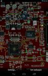 Captura de tela do apk Circuit Board Live wallpaper 