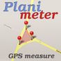Ícone do Planimeter medir área num mapa