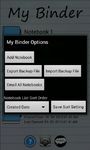 Captura de tela do apk My Binder: Tabbed Notes 1