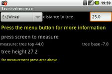 Baumhöhenmesser Screenshot APK 4