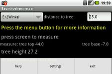 Baumhöhenmesser Screenshot APK 1