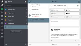 Nozbe: tareas y proyectos captura de pantalla apk 3