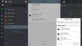 Nozbe: tareas y proyectos captura de pantalla apk 1