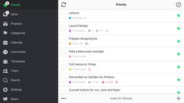 Nozbe: tareas y proyectos captura de pantalla apk 14