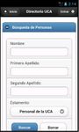 Directorio de la UCA captura de pantalla apk 4