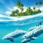 Delfín Fondo Animado