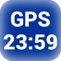 Ícone do data e hora por GPS