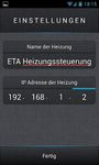 ETA Heizungssteuerung Screenshot APK 2