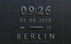 BERLIN Digital Clock Widget image 4