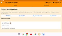 Mitbringliste Screenshot APK 8