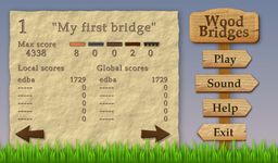 Скриншот  APK-версии Wood Bridges