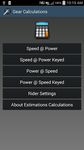 Captura de tela do apk Cycling Calculator 4