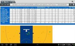 Скриншот 3 APK-версии Basketball Scorebook & Charts