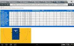 Скриншот 1 APK-версии Basketball Scorebook & Charts