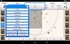 Скриншот 2 APK-версии Basketball Stat Tracker