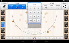 Скриншот 6 APK-версии Basketball Stat Tracker