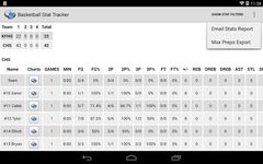 Скриншот 7 APK-версии Basketball Stat Tracker