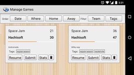 Скриншот 12 APK-версии Basketball Stat Tracker