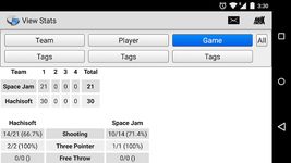 Скриншот 11 APK-версии Basketball Stat Tracker