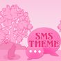 GO SMS Pro Theme Pink Cat