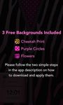 Pink Cheetah Zipper Lockscreen screenshot apk 