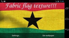 3D Ghana Flag Live Wallpaper ekran görüntüsü APK 2