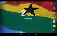 3D Ghana Flag Live Wallpaper ekran görüntüsü APK 1