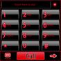 GO Contacts Black & Red Theme APK