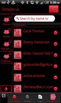 Картинка 1 GO Contacts Black & Red Theme