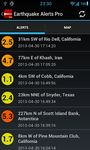 Alertas Terremoto Pro captura de pantalla apk 3
