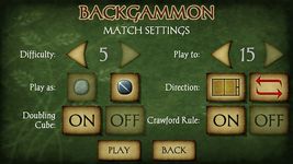 Captură de ecran Backgammon Free apk 21