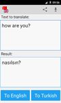 Captura de tela do apk Turco Inglês tradutor 2