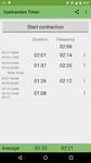 Captură de ecran Contraction Timer apk 6