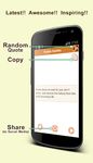 Captura de tela do apk Statuses & Quotes Collection!! 