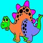 Ikona Dinozaury Malowanki