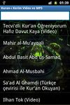 Captura de tela do apk Holy Quran video and MP3 3