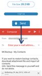 MCBackup - My Contacts Backup captura de pantalla apk 3