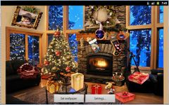 Christmas Fireplace LWP Full screenshot apk 