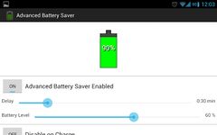 Captura de tela do apk Advanced Battery Saver 