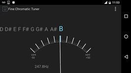 正確なクロマチックチューナー chromatic tuner のスクリーンショットapk 