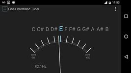 正確なクロマチックチューナー chromatic tuner のスクリーンショットapk 6