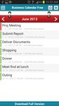 Business Calendar Free captura de pantalla apk 1