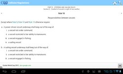 IMO Collision Regulations capture d'écran apk 2