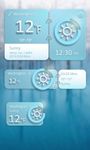 Blue Gear Theme GO Weather EX imgesi 