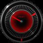 NEON RED Laser Clock Widget APK Icon